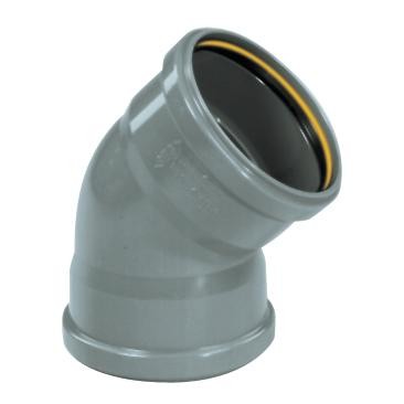 Coude PVC assainissement 15°, 30°, 45° et 87°30 – Image 2