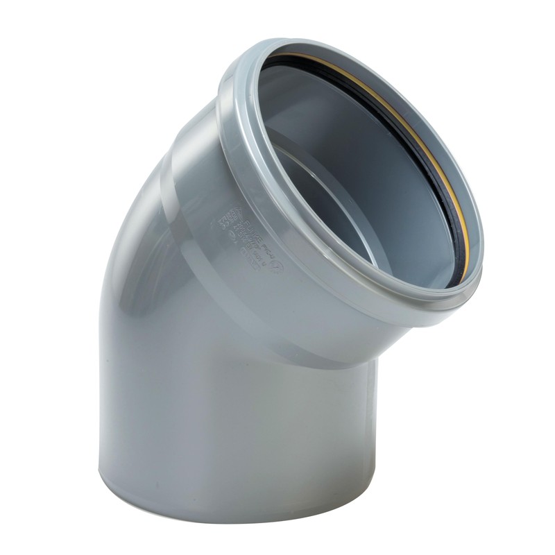 Coude PVC assainissement 15°, 30°, 45° et 87°30 – Image 3