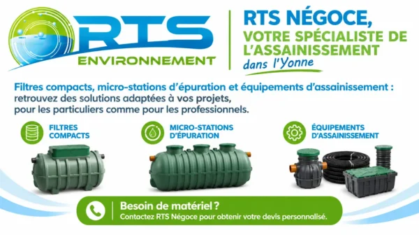 Matériel d'assainissement dans l'Yonne : RTS Négoce