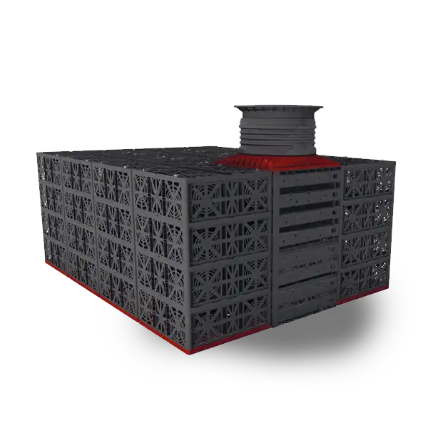 Module infiltration et de retention (casier) pour eaux pluviales
