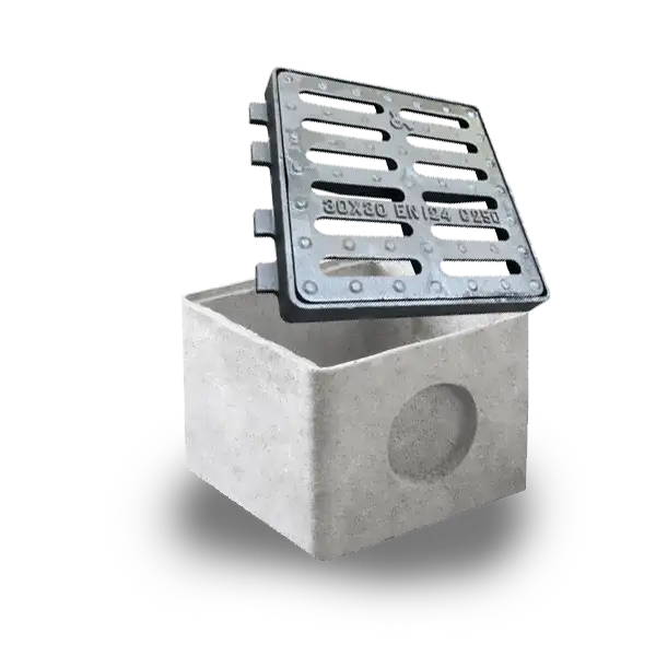 Regard beton grille pour eaux pluviales