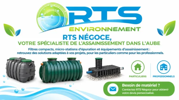 Matériel d'assainissement dans l'Aube : RTS Négoce